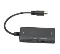 Saturn para Ponerse en Contacto con Hdmi TV Conversión de Saturn a HD Black Abs Game Console Converter Drive Free Lossless para SS a HD Adaptador de Interfaz Multimedia
