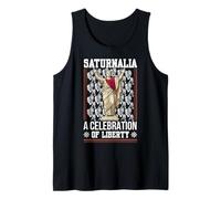 Saturnalia Una Celebración De La Libertad Diversión Navidad De Romanos Camiseta sin Mangas