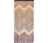 SATURNIA 1191405 Cortina Puerta 42 Tiras Bambu 90x200 cm, Rosa