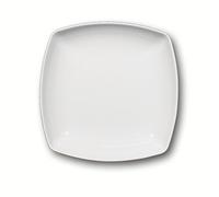 Saturnia 5611502 5611636 Tokio-Plato de Porcelana (Hondo, 21 cm), Color Blanco, 21x21x4 cm
