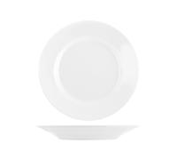 Saturnia 6 Platos Mesa Pisos Tivoli de Porcelana Blanca CM 26