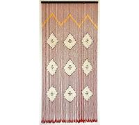 SATURNIA - Cortina Puerta 56 Tiras Madera 90x200 cm.
