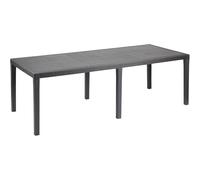 SATURNIA - Wolfpack 8330127 Mesa Resina Ratan Antracita Prince 220x90 cm