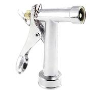 Saturnia Pistola de riego para manguera metálica cromada