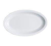 Saturnia Plato Ovalado Porcelana B. Co cm.36 Roma