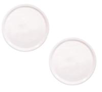 Saturnia Plato para pizza o pizza - Serie Napoli - blanco (2, diámetro 33 cm)