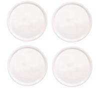 Saturnia Plato para pizza o pizza - Serie Napoli - blanco (4, diámetro 33 cm)