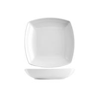 SATURNIA Tokio 6 Platos Hondos Marco, Porcelana, Blanco, Bianco