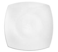 Saturnia Tokio Plato Llano, Porcelana, Blanco, 27 x 27 x 2 cm