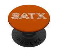 SATX San Antonio TX Diseño Retro PopSockets PopGrip Adhesivo
