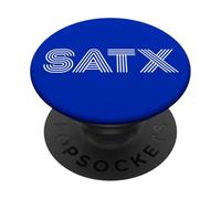 SATX San Antonio TX Diseño Retro PopSockets PopGrip Adhesivo