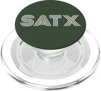 SATX San Antonio TX Diseño Retro PopSockets PopGrip para MagSafe