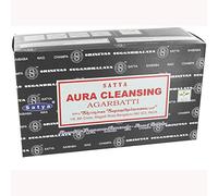 Satya Aura - Varillas de incienso para limpieza (12 paquetes, gama ayurvédica)