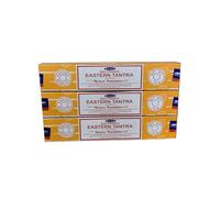 Satya Eastern Tantra - Varillas de incienso - Mezcla de especias místicas para sensualidad y despertar espiritual (paquete de 3 x 20 varitas)