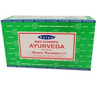 Satya VCINC1000 - Paquete de Incienso Variado, Juego B (15 g, 12 Paquetes)