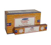 SATYA Incienso Copal 15 GR. X 12 Cajas = 180 GR.