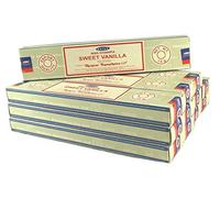 Satya Incienso Sweet Vainilla 15 GR. X 12 Cajas = 180 GR.
