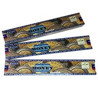 Satya Money Incense Palitos - Paquete de 3 (15 Gramos Cada uno), Color Dorado