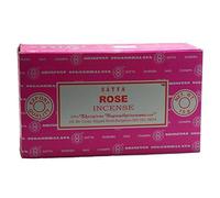 Satya Nag Champa Rose Incense Sticks, 12 Count by Satya