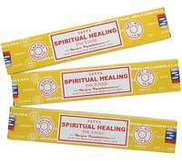 Satya Nag Champa - Varillas de incienso 100 % naturales para curación espiritual, 3 paquetes, varillas de incienso hechas a mano, utilizadas para aliviar el estrés, decoración espiritual, manchas y