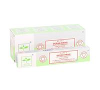 Satya Ocean Drive Earth - Varillas de Incienso (Paquete de 12) (tamaño único), Color marrón