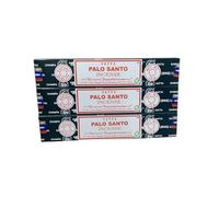 Satya Palo Santo - Varillas de incienso purificadoras de madera para limpieza energética y claridad (paquete de 3 x 20 varitas)