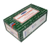Satya Patchouli Forest - Juego de 12 cajas de 15 g de varillas de incienso