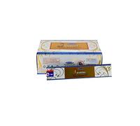 Satya -Varillas de incienso con aroma a jazmín, 15 g, pack de 12 piezas