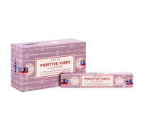 Satya Varillas de incienso Nag Champa Vibraciones positivas 15 g 12 paquetes
