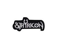 Satyricon Small Extreme Metal Band parche patch bordado con logotipo para planchar de hierro en apliques