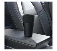 SAUANMNKTP Basurero para Coche para Mini Cubo De Basura Cuero Colorido para Coche Contenedor Almacenamiento Polvo Impermeable Cajas Versátiles Organizador Basura Coches(Black)