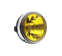 SAUANMNKTP Conjunto De Faro Moto Para CB400SF Para CB400VTEC Para CB1300 Para X4 Faros Delanteros De Motocicleta Luz LED(Yellow)