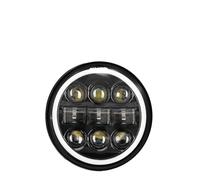 SAUANMNKTP Conjunto De Faros De Motocicleta Faro Delantero LED Para Motocicleta De 5,75" Y 5 3/4"(M006)