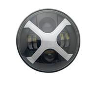 SAUANMNKTP Conjunto De Faros De Motocicleta Para Vulcan DRL Faro LED H4 De 7 Pulgadas Para Motocicleta