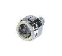 SAUANMNKTP Kit halo para faross Lentes LED Tipo Ojos Ángel 2,5 Pulgadas Proyector Bi-xenón Para Faro H7 H4 9005 9006 Bombilla Luz Coche Lámpara HID H1 Faros Angel Eyes para coche