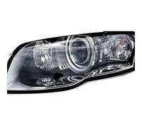 SAUANMNKTP Kit halo para faross Para A4 S4 RS4 B7 2004-2009 Luz Día Ultra Brillante Señal Giro Smd LED Ojos Ángel Anillos Halo Faros Angel Eyes para coche