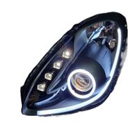 SAUANMNKTP Kit halo para faross Para Alfa Para Romeo Para Giulietta 2010-2018 Accesorios Coche Kit Luces LED Ojos Ángel Anillo Blanco Algodón Faros Angel Eyes para coche