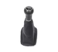 SAUANMNKTP Perilla Cambio Marchas Para VW Para Golf 4 MK4 1998-2006 5 6 Perilla De Cambio Velocidad Palanca Polaina Bota(Chrome 6 speed 23MM)