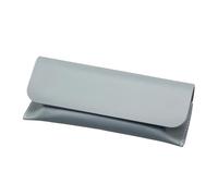 SAUANMNKTP Soporte Gafas Sol Coche para Estuche De Cuero Sintético Suave Guardar Gafas Sol Cuadrado con Compartimentos Guardarlas Magnetico Gafass Coches(Blue)