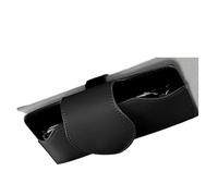 SAUANMNKTP Soporte Gafas Sol Coche para Ford para Focus para Mustang para Fiesta Puma Visera El Sol Caja Almacenamiento Gafas Interior del Coche Magnetico Gafass Coches(Black)