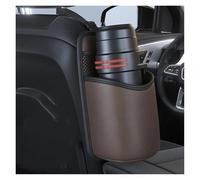 SAUANMNKTP Sostenedor De La Bebida Portavasos del Coche Portavasos para Asiento De Coche Botella Agua Grande Organizador Aislado Bolsa Almacenamiento Cajón Multifuncional(Large-Brown)