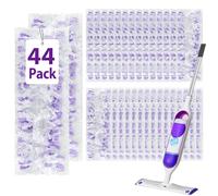 SAUAUSUN Almohadillas desechables para mopa Swiffer Power Mop multisuperficie, recambios Powermop para almohadillas Swiffer Power Mop Recambios, 44 unidades