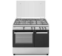 Sauber SCI5GB Cocina de Gas 5 Zonas + Horno Inox