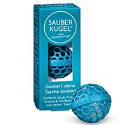 SAUBERKUGEL® para el bolso | Gasolina | Limpiador de bolsos reutilizables para bolsos, carteras y mochilas | Recoge la suciedad, las migas y la pelusa | Sin silicona ni PVC (3,5 cm)