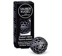 Sauberkugel® para el bolso | Gasolina | Limpiador de bolsos reutilizables para bolsos, carteras y mochilas | Recoge la suciedad, las migas y la pelusa | Sin silicona ni PVC (3,5 cm)