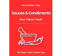 Sauce & Condiment Journal: A Blank Logbook for Writing Down Your Own Sauce & Condiment Recipes (Secret Kitchen Tales)