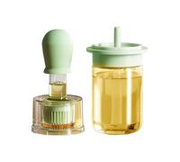 Sauce Dispenser - Olive Oil Dispenser Bottle, Cooking Oil Dispensing Bottles With Silicone Basting Brush, 2-n-1 Grilling Gadgets | For Kitchen Home Fryer, Grilling Equipment, Cooking Vinegar