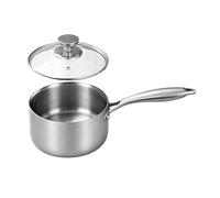 Sauce Pan, Stainless Steel Non-stick Frying Pan With Lid | Small Cooking Pot With Lid | For Home Kitchen Restaurant Outdoor Backyard Camping Picnic