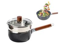 Sauce Pan With Lid Double Pour Spouts Heavy Duty Saucepan