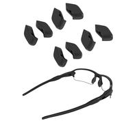SAUCER Almohadillas Nasales de Repuesto para Oakley Flak Draft, Beta, Jacket, 2.0 XL y Gafas de Sol Jacket XLJ - 2 Pares Estándar Negro + Ajuste Asiático Negro